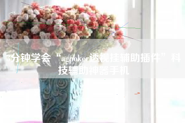 3分钟学会“agpoker透视挂辅助插件”科技辅助神器手机