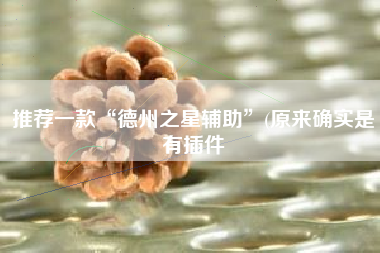 推荐一款“德州之星辅助”(原来确实是有插件 推荐一款“德州之星辅助”(原来确实是有插件