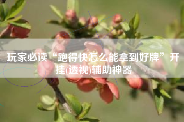 玩家必读“跑得快怎么能拿到好牌”开挂(透视)辅助神器 玩家必读“跑得快怎么能拿到好牌”开挂(透视)辅助神器