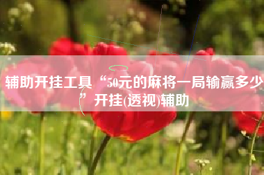 辅助开挂工具“50元的麻将一局输赢多少”开挂(透视)辅助