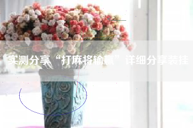 实测分享“打麻将输赢”详细分享装挂